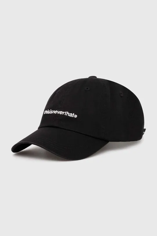 nero thisisneverthat berretto da baseball in cotone T-Logo Cap Uomo