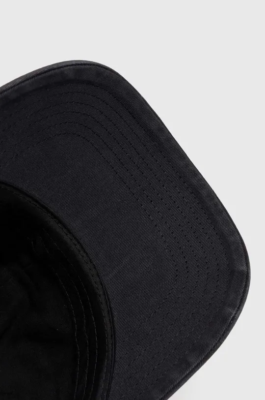 black thisisneverthat cotton baseball cap Overdyed E/T-Logo Cap