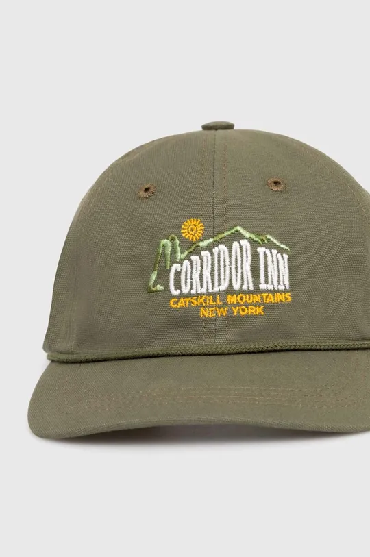Памучна шапка с козирка Corridor Corridor Inn Cap зелен
