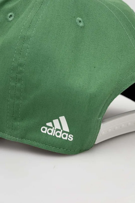 Βαμβακερό καπέλο του μπέιζμπολ adidas 0 πράσινο