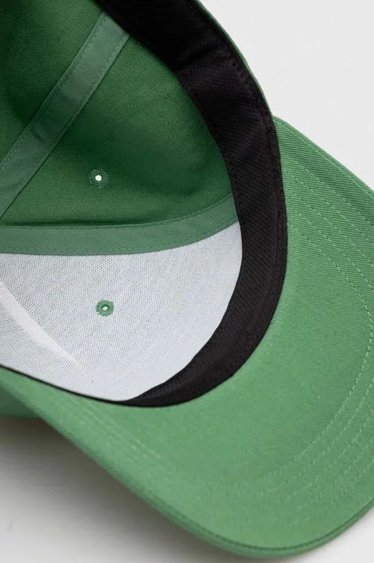 πράσινο Βαμβακερό καπέλο του μπέιζμπολ adidas 0