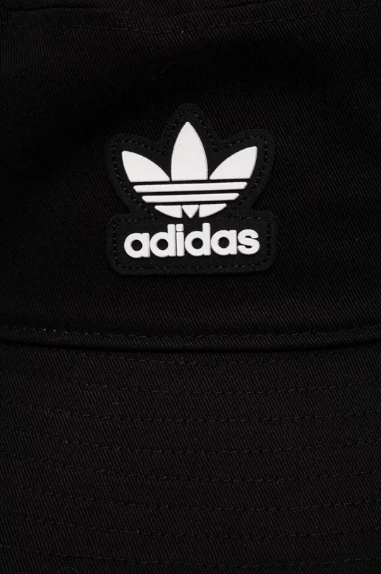 Бавовняний капелюх adidas Originals чорний