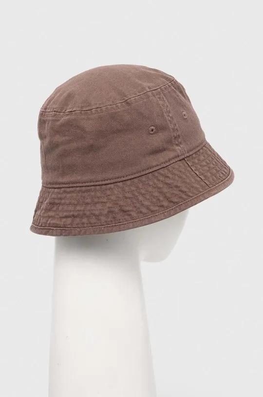 Шляпа из хлопка adidas Originals коричневый