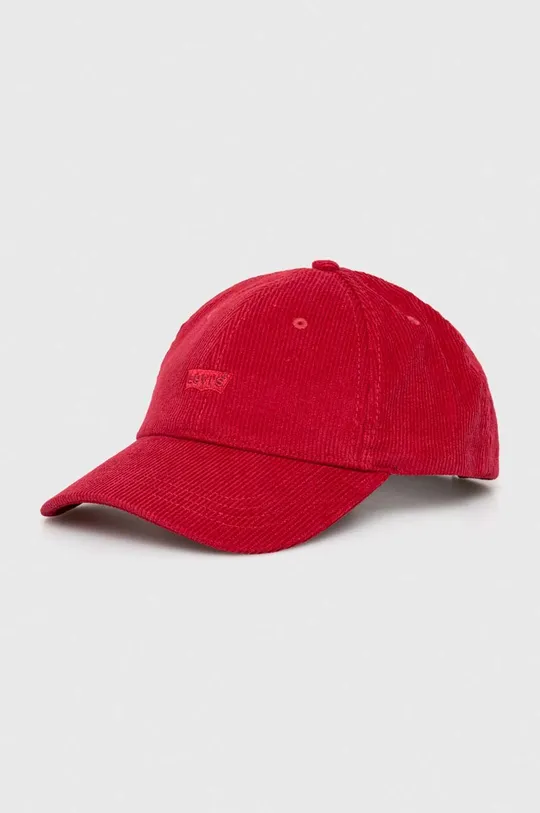 κόκκινο Κοτλέ καπέλο μπέιζμπολ Levi's Unisex
