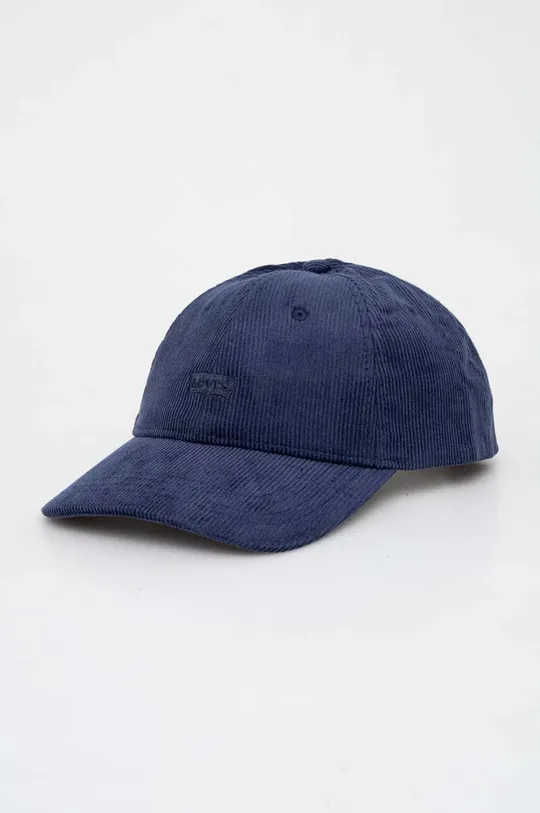 темно-синій Вельветова кепка Levi's Unisex