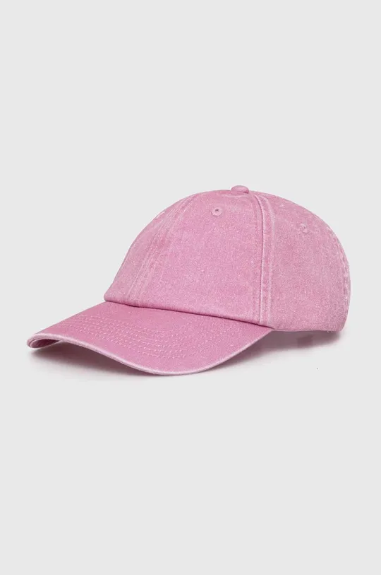 ροζ Βαμβακερό καπέλο του μπέιζμπολ Samsoe Samsoe SAMSOE Unisex