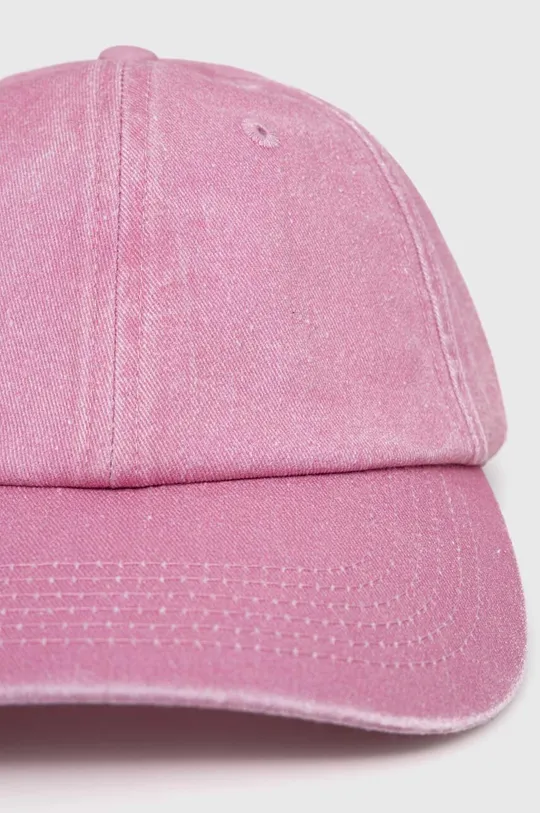 Samsoe Samsoe șapcă de baseball din bumbac SAMSOE roz
