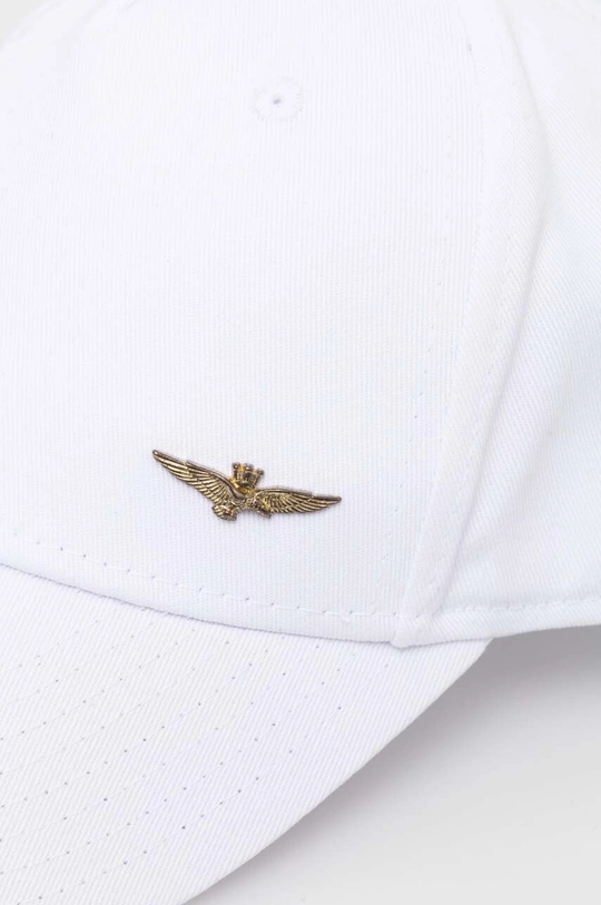 Aeronautica Militare berretto da baseball in cotone bianco