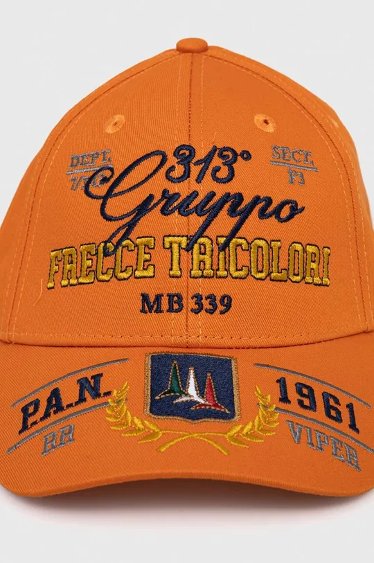 Βαμβακερό καπέλο του μπέιζμπολ Aeronautica Militare πορτοκαλί