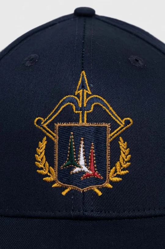 Βαμβακερό καπέλο του μπέιζμπολ Aeronautica Militare σκούρο μπλε