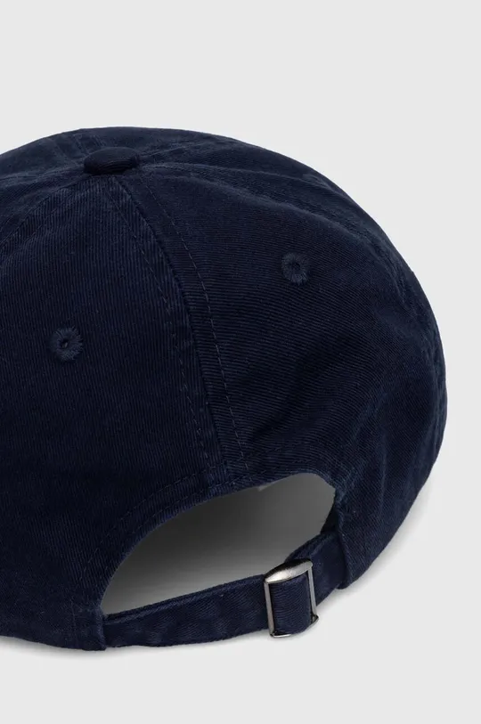 Βαμβακερό καπέλο του μπέιζμπολ Wood Wood Eli Embroidery σκούρο μπλε