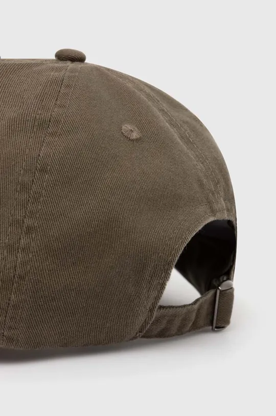 Βαμβακερό καπέλο του μπέιζμπολ Wood Wood Eli Embroidery πράσινο