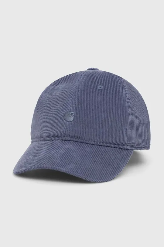 modrá Manšestrová kšiltovka Carhartt WIP Harlem Cap Unisex