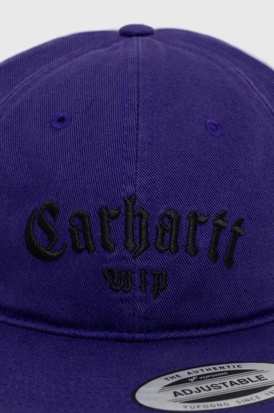 Carhartt WIP czapka z daszkiem Onyx Cap fioletowy