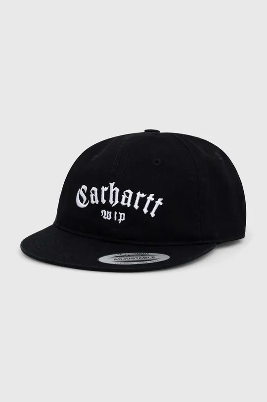 czarny Carhartt WIP czapka z daszkiem Onyx Cap Unisex