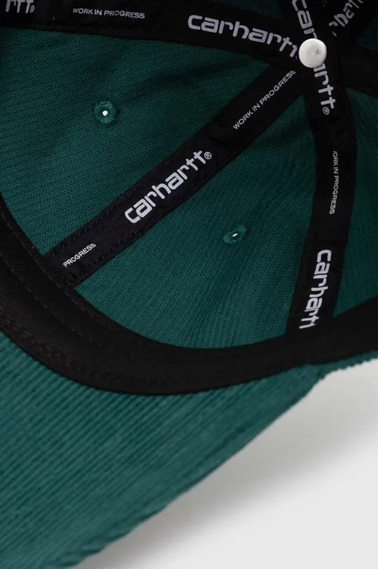 πράσινο Κοτλέ καπέλο μπέιζμπολ Carhartt WIP Harlem Cap