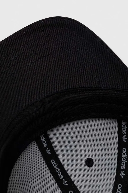 czarny adidas Originals czapka z daszkiem bawełniana