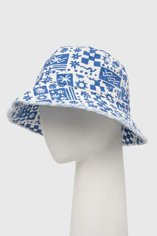 Bavlnený klobúk Volcom modrá