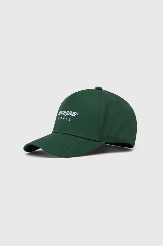 πράσινο Βαμβακερό καπέλο του μπέιζμπολ Sixth June Unisex