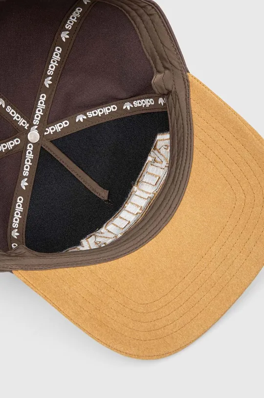 brązowy adidas Originals czapka z daszkiem