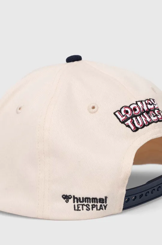Hummel czapka z daszkiem bawełniana hummel X The Looney Tunes beżowy