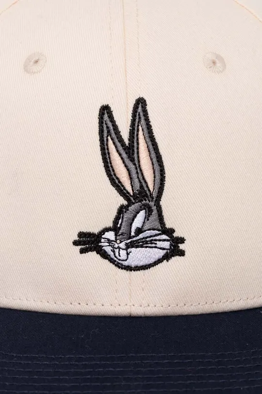beżowy Hummel czapka z daszkiem bawełniana hummel X The Looney Tunes