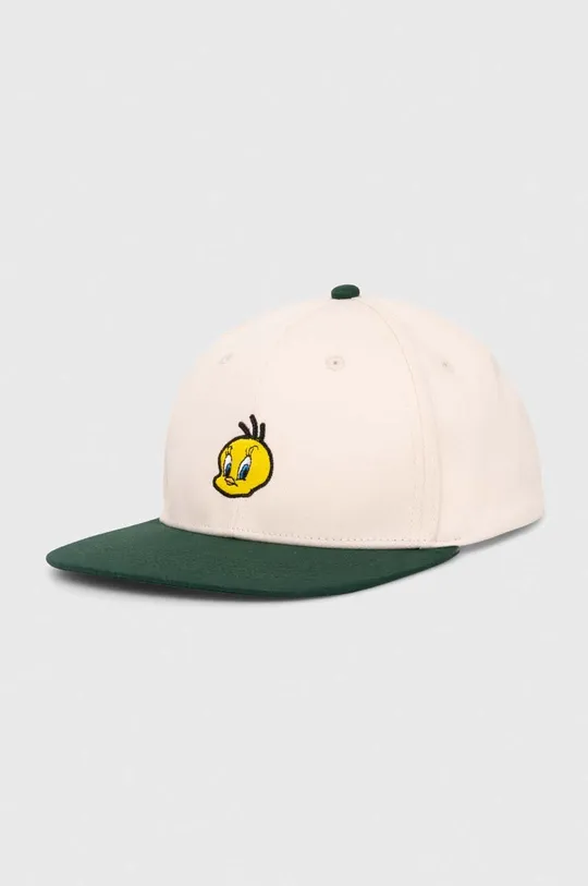 πράσινο Βαμβακερό καπέλο του μπέιζμπολ Hummel hummel X The Looney Tunes Unisex