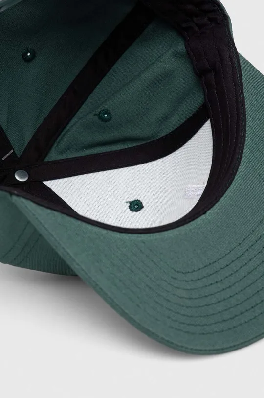 πράσινο Βαμβακερό καπέλο του μπέιζμπολ Vans