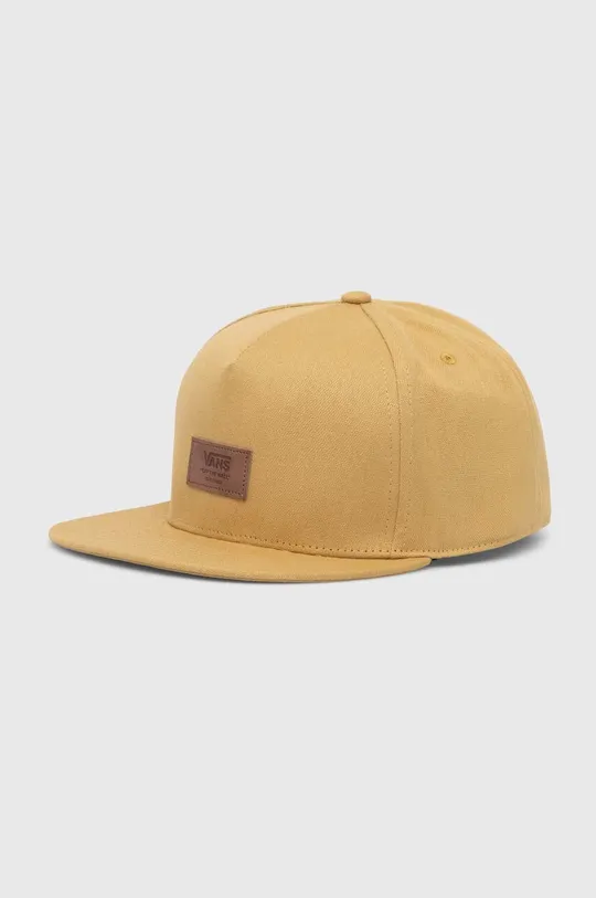 κίτρινο Βαμβακερό καπέλο του μπέιζμπολ Vans Unisex