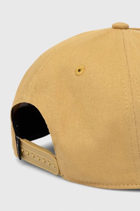 Βαμβακερό καπέλο του μπέιζμπολ Vans κίτρινο