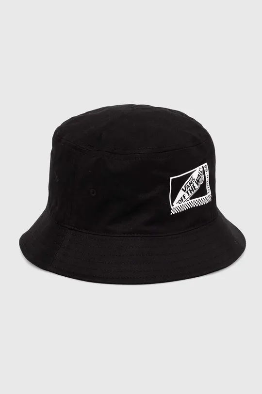 μαύρο Βαμβακερό καπέλο Vans Unisex