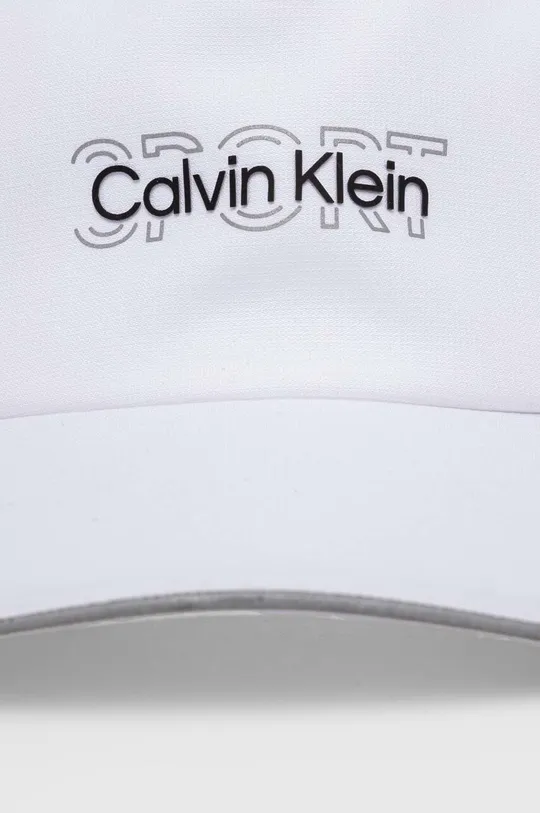 Calvin Klein Performance czapka z daszkiem biały