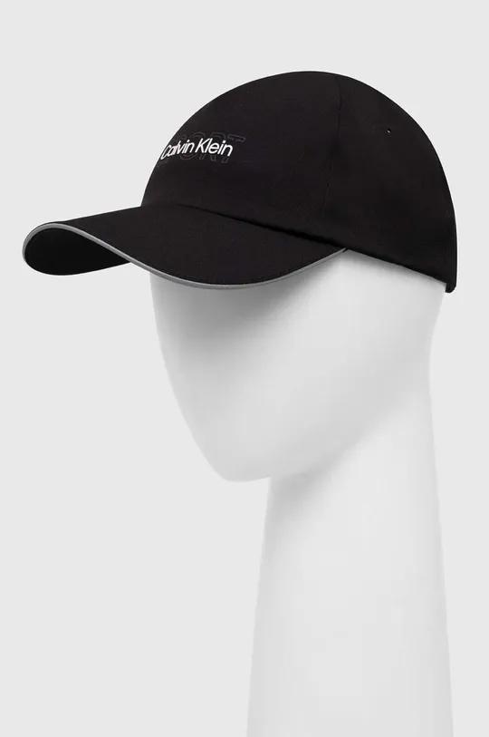 črna Kapa s šiltom Calvin Klein Performance Unisex