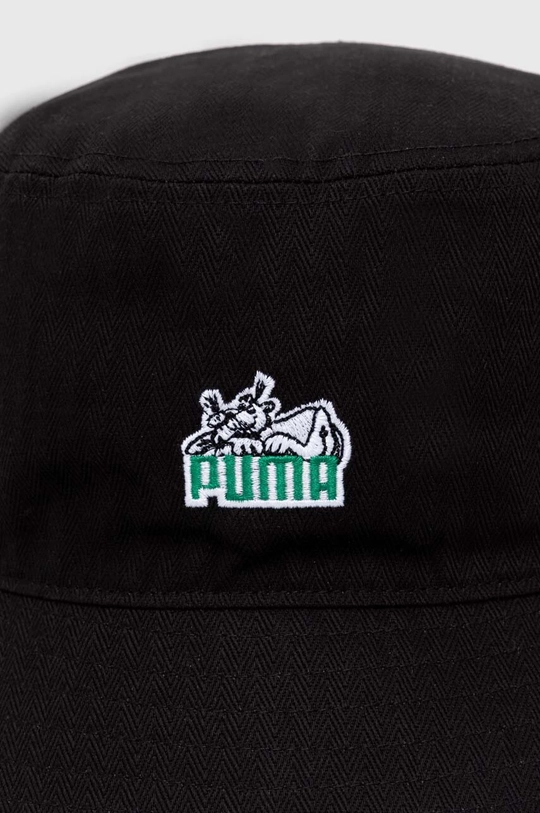 Βαμβακερό καπέλο Puma Skate Bucket μαύρο