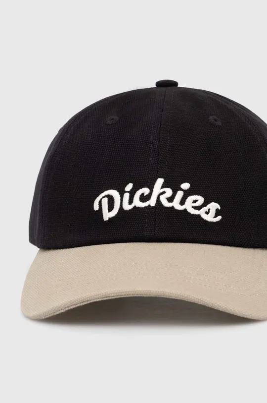 Βαμβακερό καπέλο του μπέιζμπολ Dickies KEYSVILLE CAP μαύρο