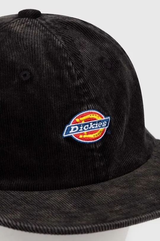Κοτλέ καπέλο μπέιζμπολ Dickies CHASE CITY CAP μαύρο