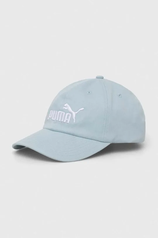 μπλε Βαμβακερό καπέλο του μπέιζμπολ Puma Unisex
