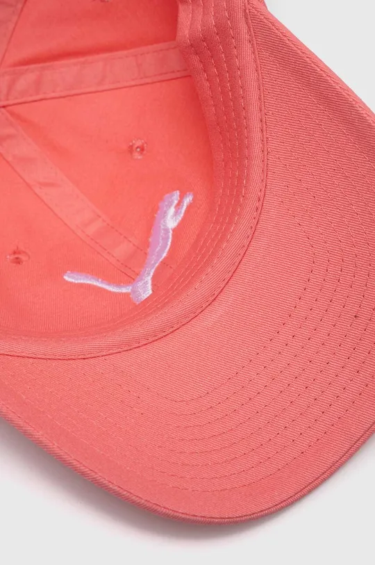ροζ Βαμβακερό καπέλο του μπέιζμπολ Puma