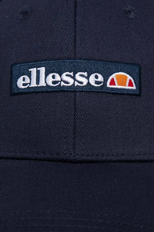 Βαμβακερό καπέλο του μπέιζμπολ Ellesse σκούρο μπλε