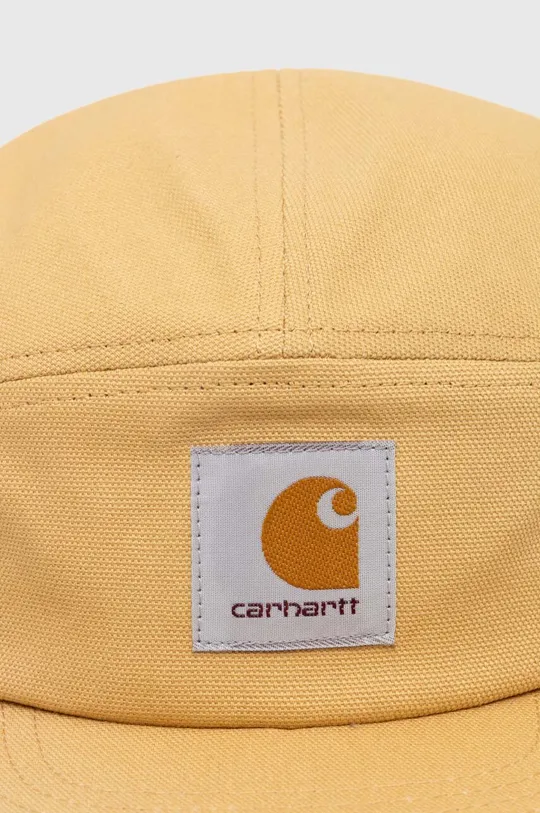 Хлопковая кепка Carhartt WIP Backley Cap бежевый