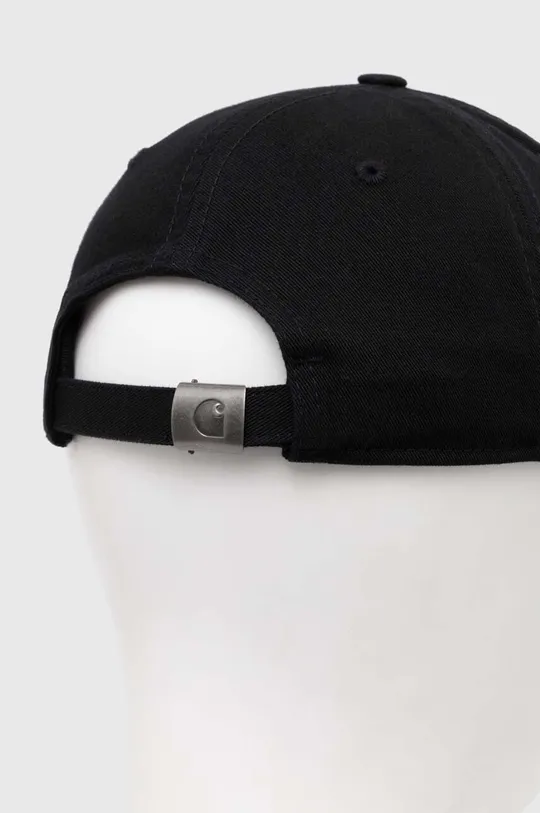 μαύρο Βαμβακερό καπέλο του μπέιζμπολ Carhartt WIP Delray Cap