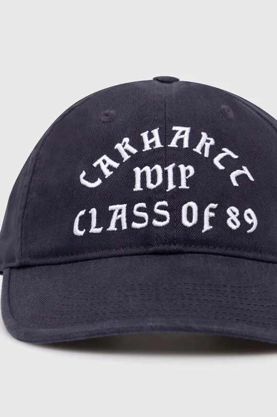 Памучна шапка с козирка Carhartt WIP Class of 89 Cap тъмносин