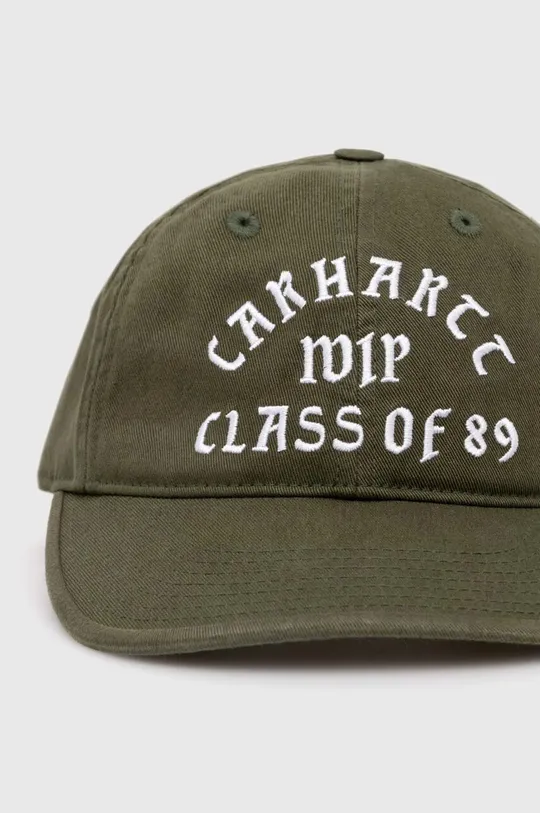 Памучна шапка с козирка Carhartt WIP Class of 89 Cap зелен