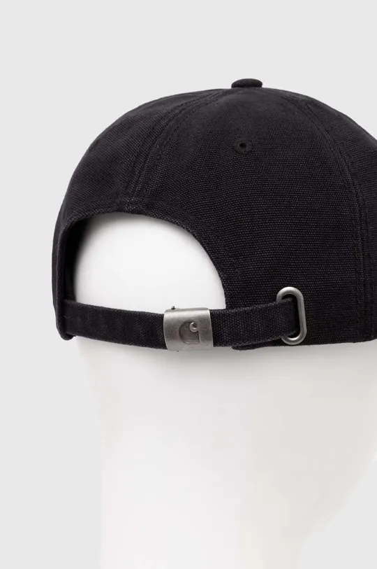 μαύρο Βαμβακερό καπέλο του μπέιζμπολ Carhartt WIP Icon Cap