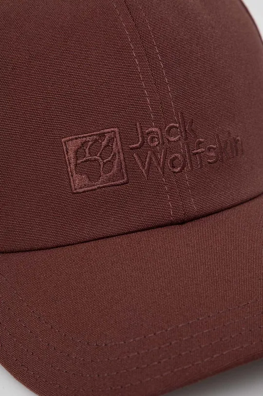 Jack Wolfskin czapka z daszkiem brązowy