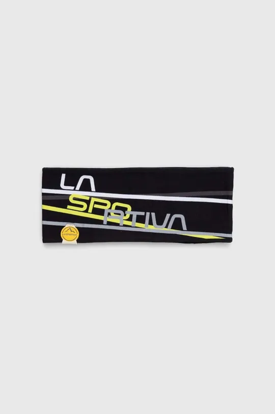 czarny La Sportiva opaska na głowę Stripe Unisex