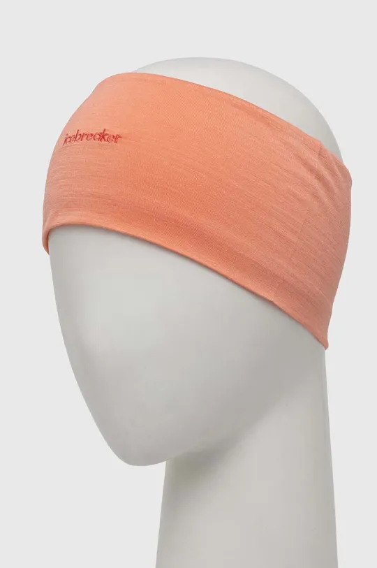 Пов'язка на голову Icebreaker Cool-Lite Flexi помаранчевий