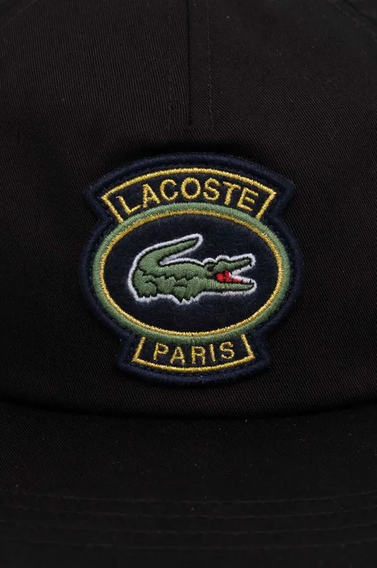 czarny Lacoste czapka z daszkiem