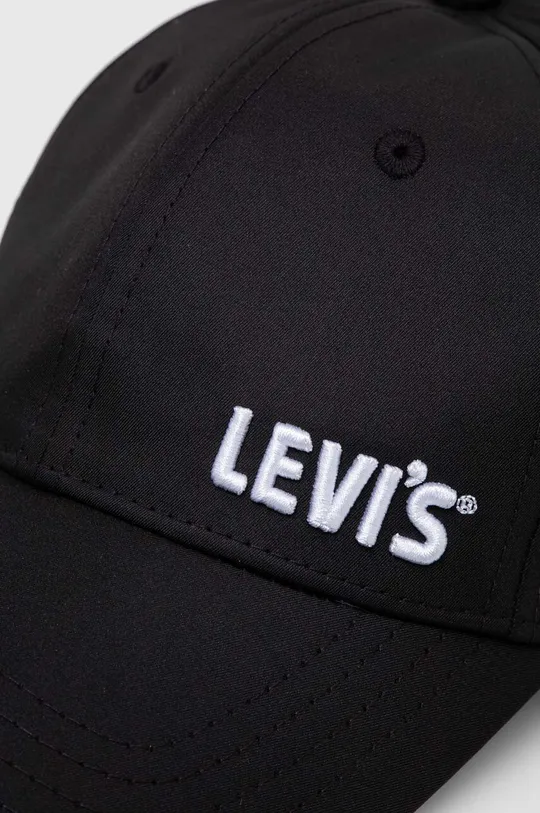 Levi's czapka z daszkiem czarny
