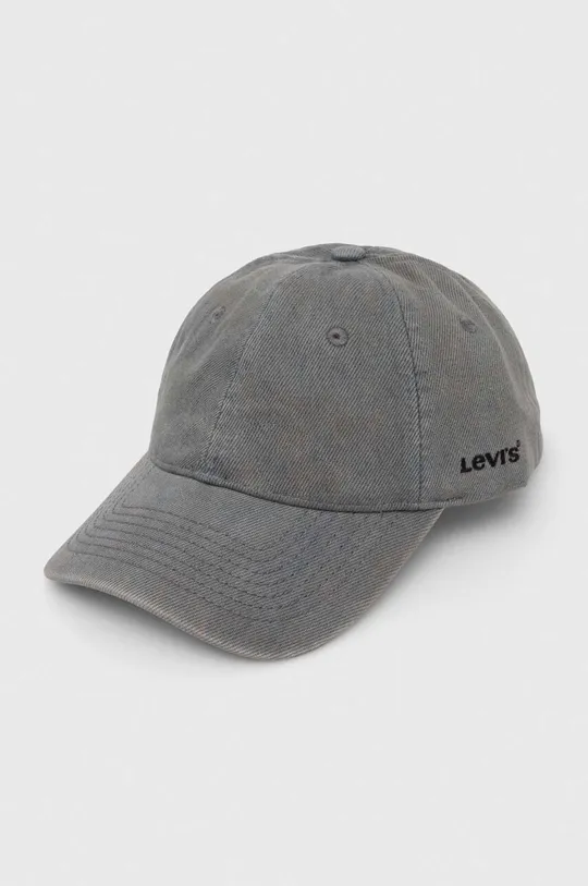 siva Pamučna kapa sa šiltom Levi's Unisex